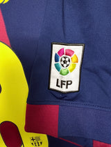 Authentic #8 A. Iniesta Barcelona 20013-2014 home Football