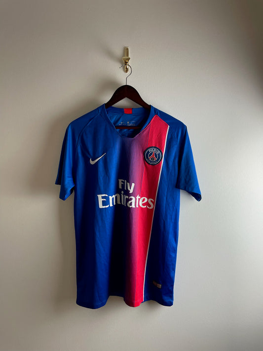 Vintage PSG 2016/17 Football T-Shirt- Large