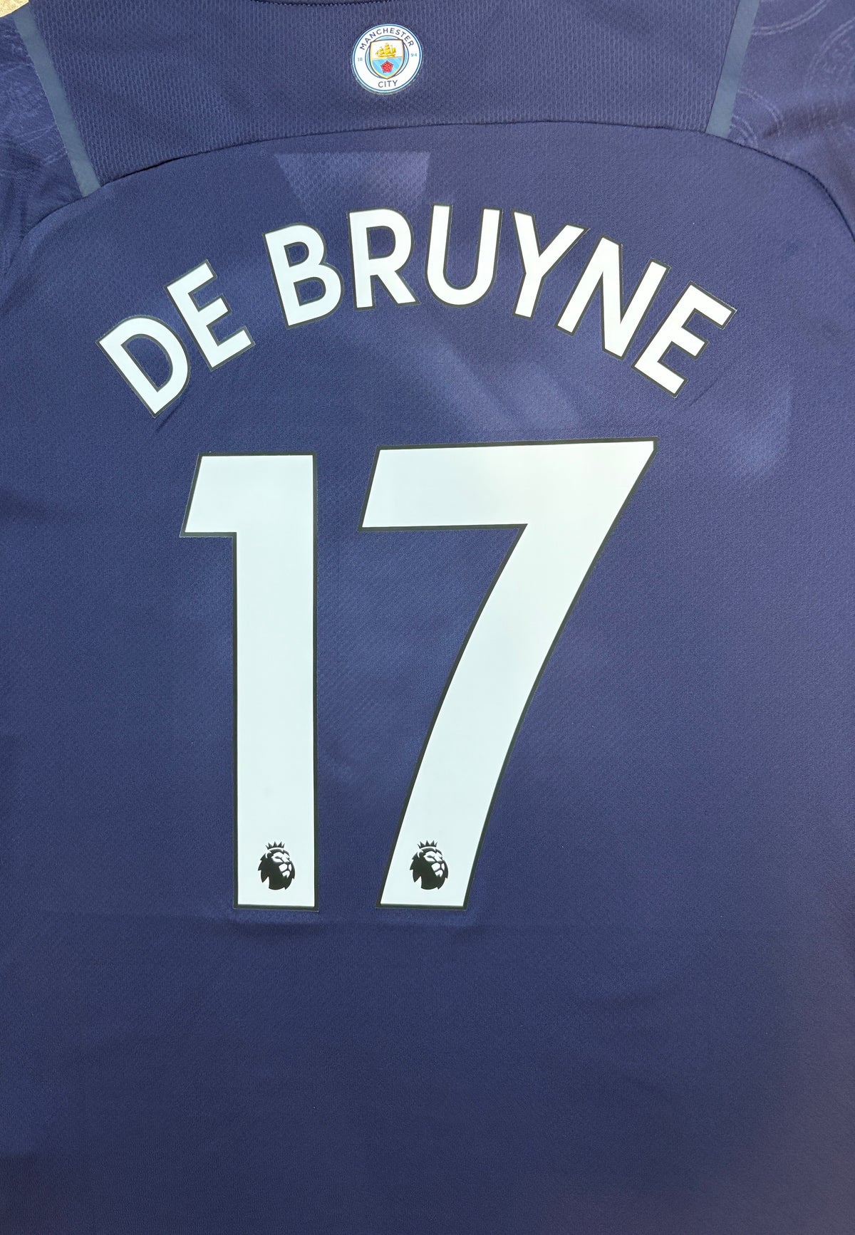 Authentic De Bruyne #17 Manchester City 2021-2022 Football