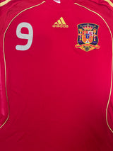 Authentic Torres #9 Spain 2008-09 Home Football