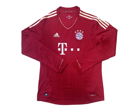 Authentic Bayern Munich 2011-12 Home Long Sleeve Football