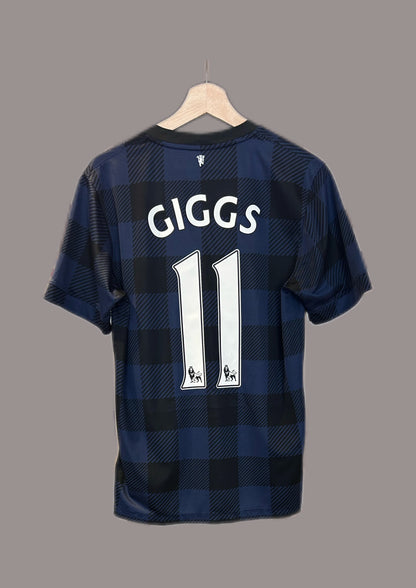 Vintage Giggs #11 Manchester United 2013/14 Away Football T-Shirt