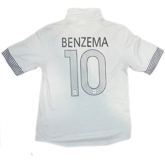 Authentic Benzema #10 France 2012-13 Away Football