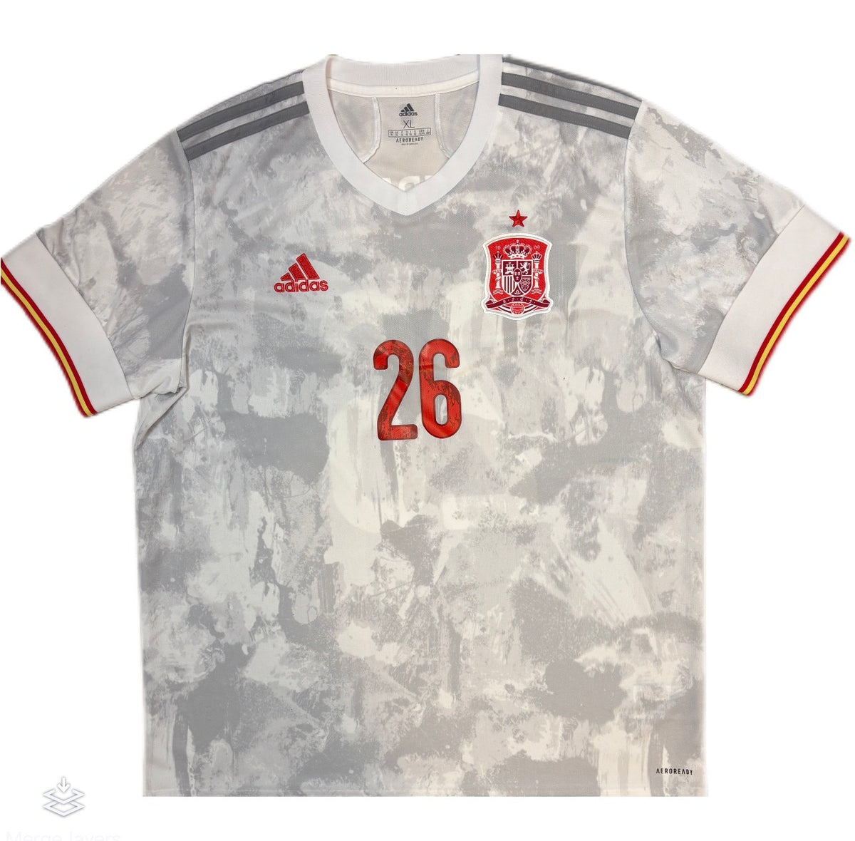 Authentic Pedri #26 2020-21 Spain Away