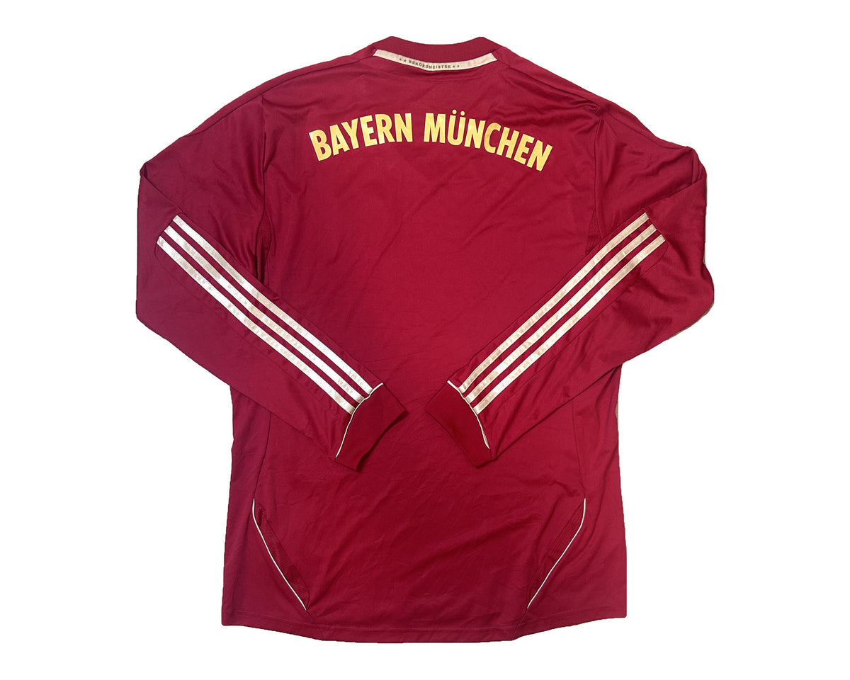 Bayern Munich 2011-12 home long sleeve back