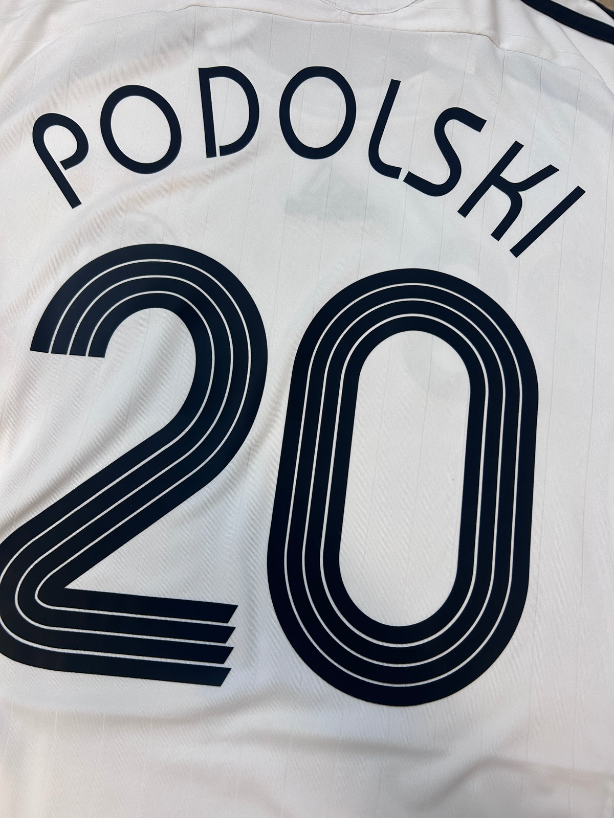 Authentic Podolski #20 Germany 2006-07 Home Football
