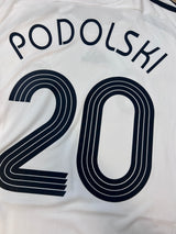Authentic Podolski #20 Germany 2006-07 Home Football