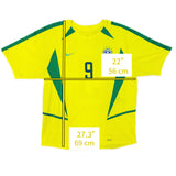 Authentic Ronaldo #9 Brazil 2002-04 Home Football