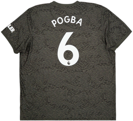 Authentic Pogba #6 Manchester United 2020-21 Away Football