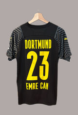 Authentic #23 Emre Can -Borussia Dortmund 2021/22 Away Football Shirt