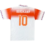 Authentic Bergkamp #10 Netherlands 1996 Away Football