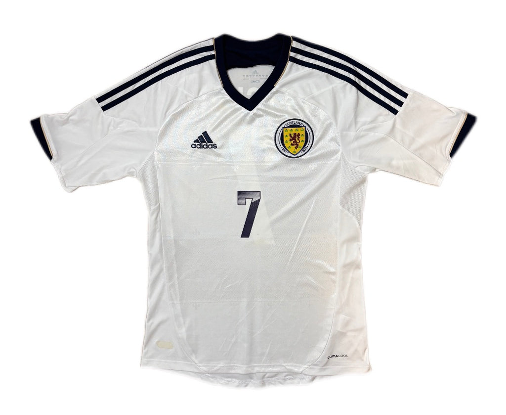 Authentique maillot de football extérieur Écosse #7 Fletcher 2012-14
