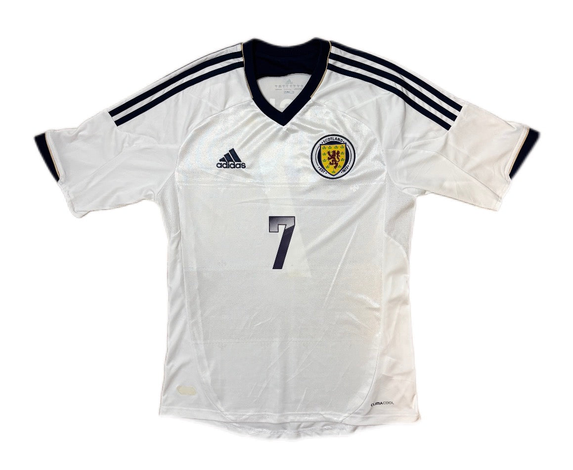 Authentique maillot de football extérieur Écosse #7 Fletcher 2012-14