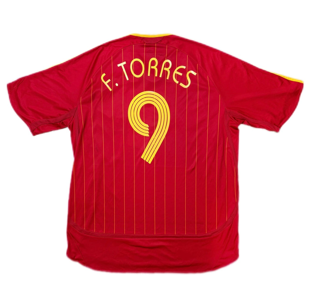 Authentic F.Torres #9 Spain 2006-08 Home Football