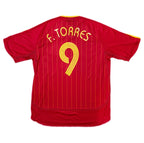 Authentic F.Torres #9 Spain 2006-08 Home Football