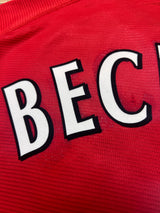 Authentic Beckham #7 Manchester United 2000-01 Home Football