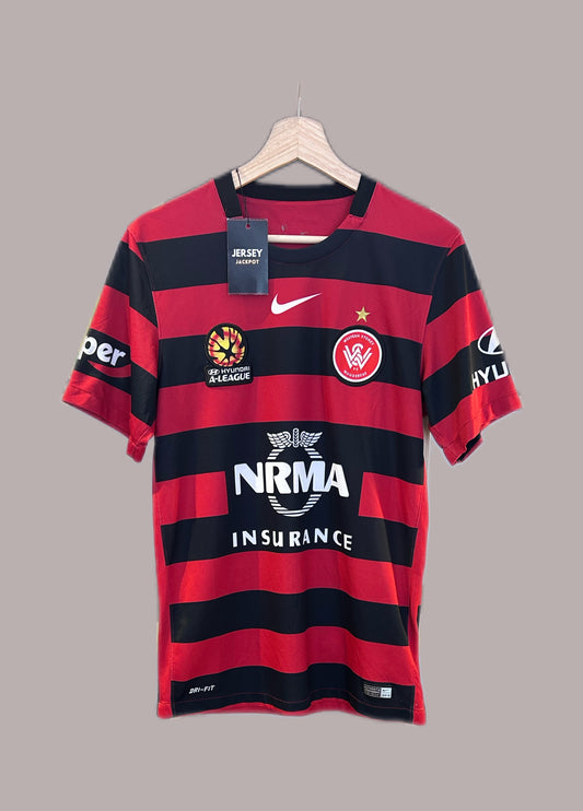 Authentic Western Sydney Wanderers Home 2015/16 Football T-Shirt