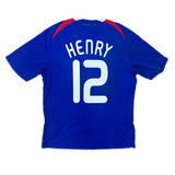 Authentic Henry #12 France 2007-08 Home Football