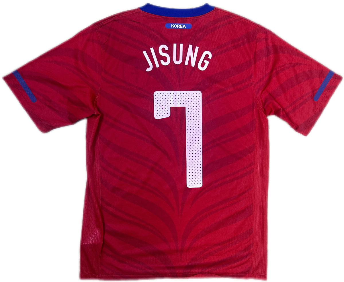 Authentic Jisung #7 South Korea 2010-12 Home Football