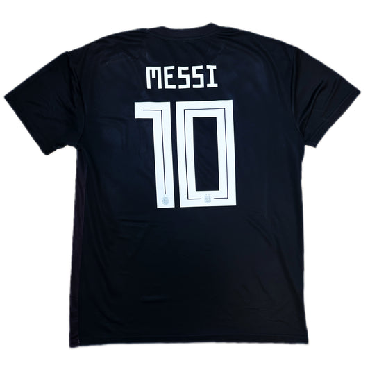 Authentic Messi #10 Argentina 2017-18 Away Football