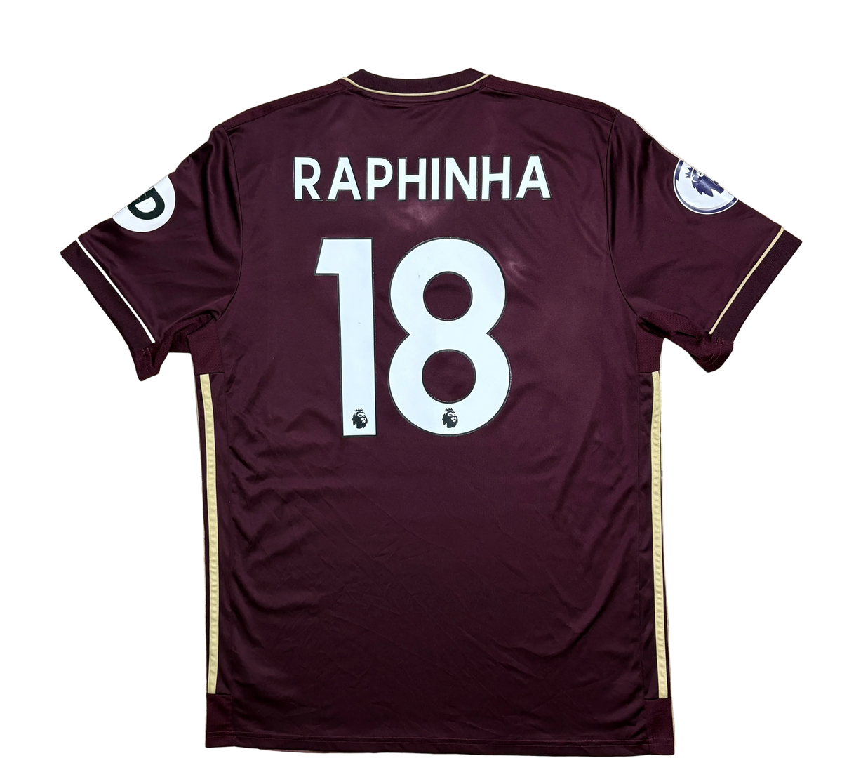 Authentic Raphinha #18 Leeds United 2020-2021 Away Football