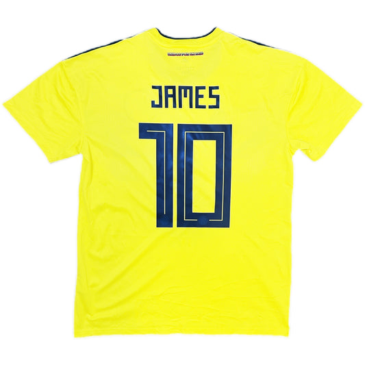 Authentic James #10 Columbia 2018-19 Home Football