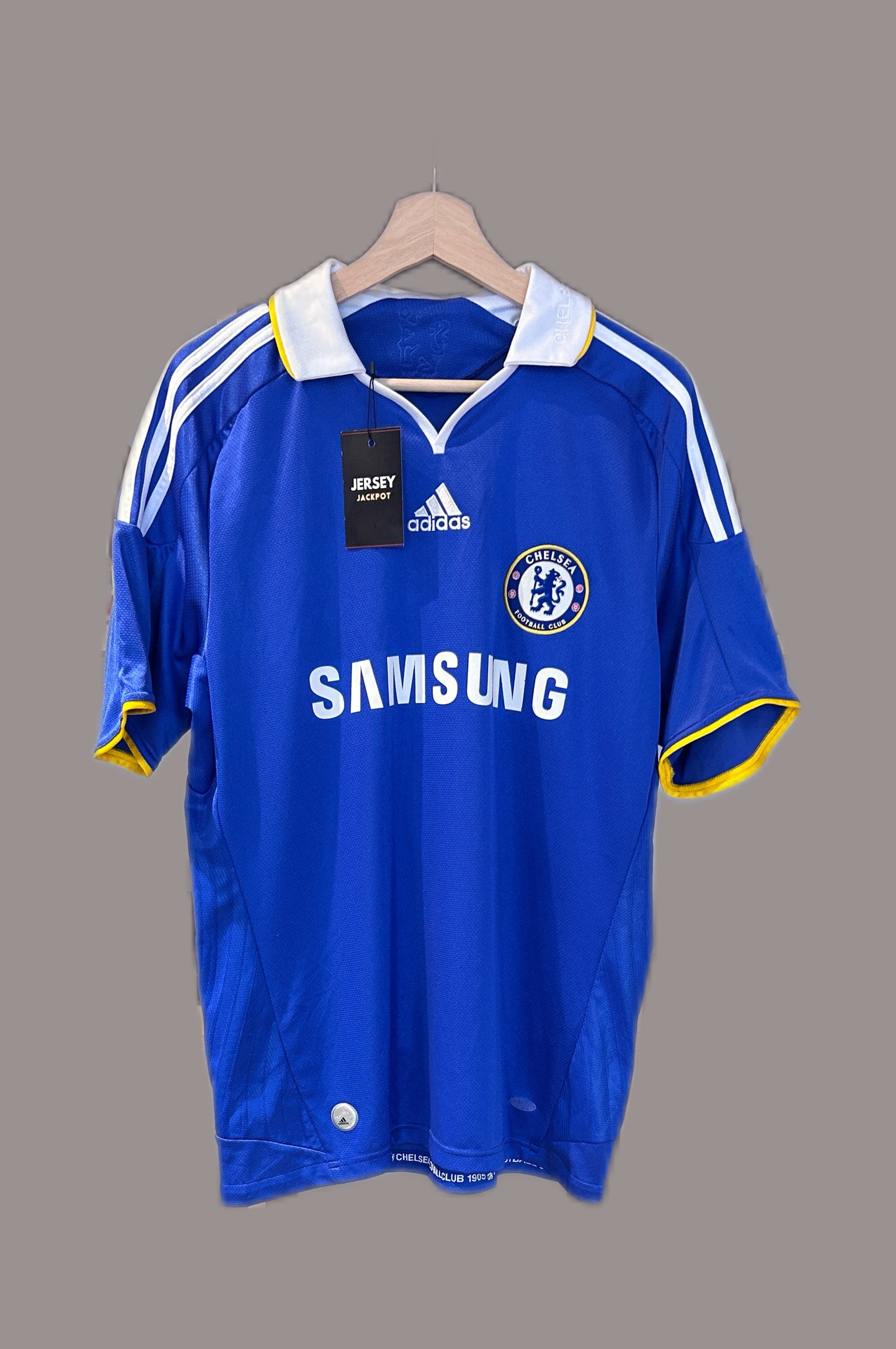 Vintage Lampard #8 Chelsea 2008/09 Home Football T-Shirt