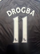 Authentic Drogba #11 Chelsea 2008-09 Away Football L/S