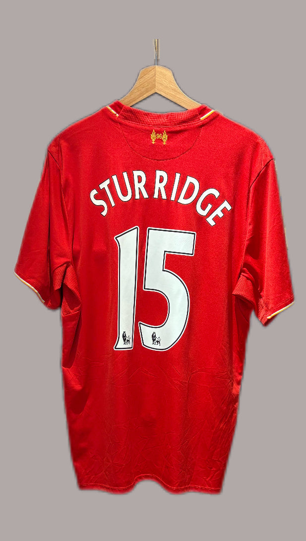 Vintage #15 Sturridge New Balance Liverpool FC 2015-2016 home football shirt