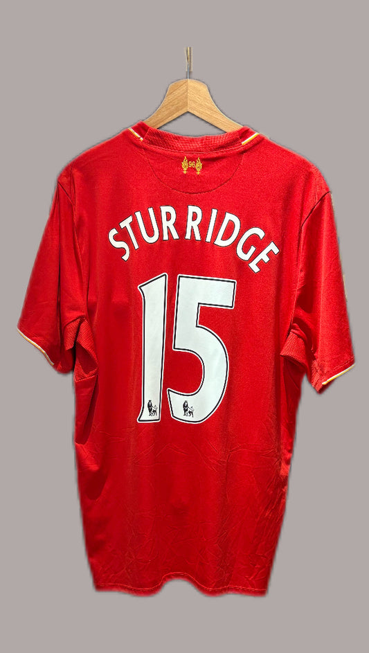 Vintage #15 Sturridge New Balance Liverpool FC 2015-2016 home football shirt