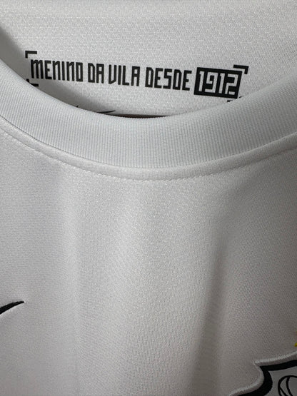 Vintage #11 Neymar Jr Santos 2012/13 FC White Long Sleeve Football Jersey