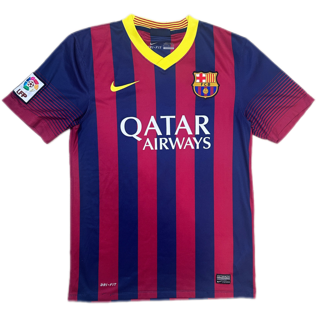 Authentic Alexis #9 Barcelona 2013-14 Home