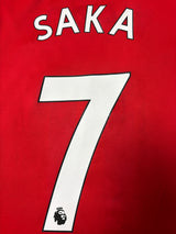 Authentic #7 Saka Arsenal 2021/22 Home football