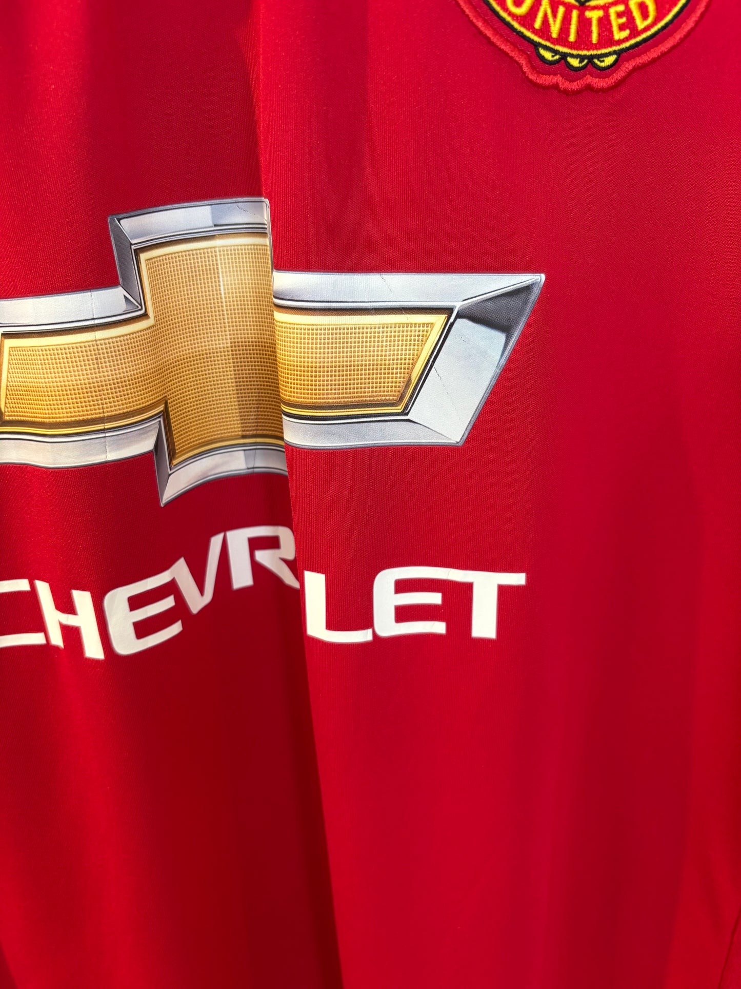 Vintage Manchester United 2017/18 Home Football Shirt