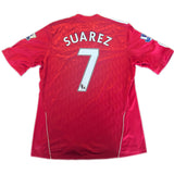 Authentic Suarez #7 Liverpool 2010-11 Home Football