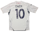 Authentic #10 Owen 2007-09 England Home Football