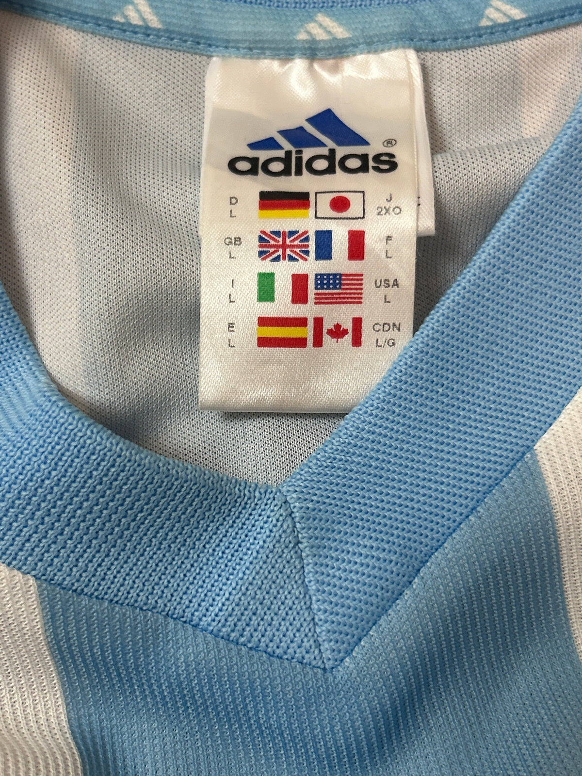 Authentic Batistuta #9 Argentina 2002-04 Home Football