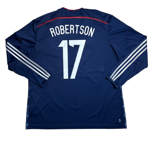 Authentic #17 Robertson Scotland 2014-15 home Football