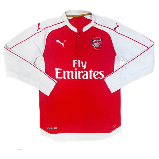 Authentic Ozil #11 Arsenal 2015-16 Home Football