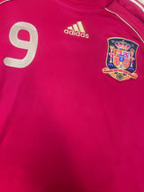 Authentic Torres #9 Spain 2007-09 Home Football