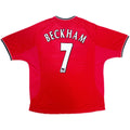 Authentic Beckham #7 Manchester United 2000-01 Home Football