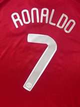 Authentic Ronaldo #7 Manchester United 2007-09 Home Football
