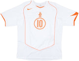 Authentic v.Nistelrooy #10 Netherlands 2006-08 Away Football T-Shirt