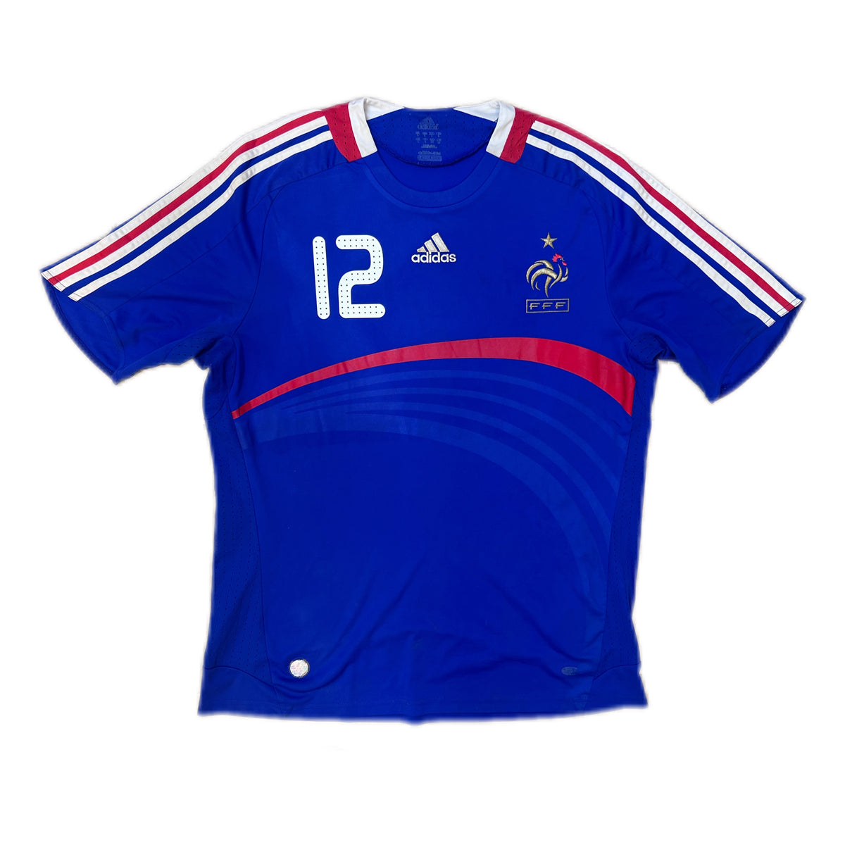 Authentic Henry #12 France 2007-08 Home Football