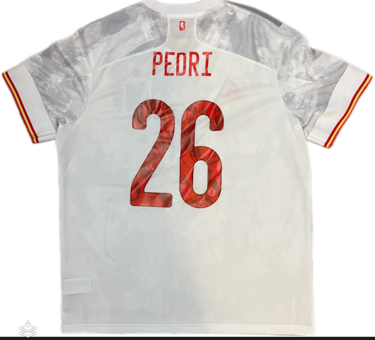 Authentic Pedri #26 2020-21 Spain Away