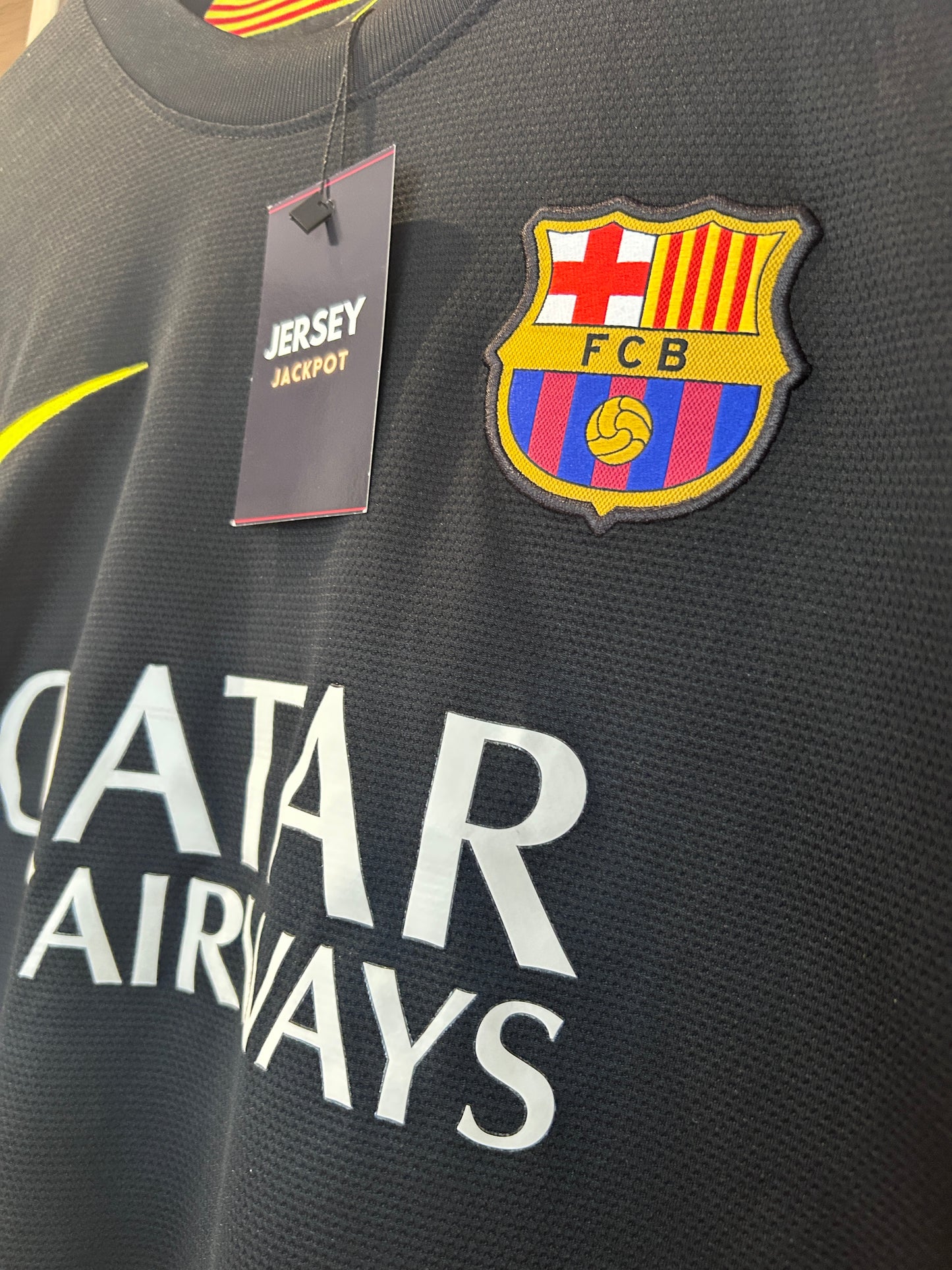 Authentic Messi #10 FC Barcelona 2013-14 Third Football T-Shirt