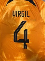Authentic Virgil #4 Netherlands 2022-23 Home Football