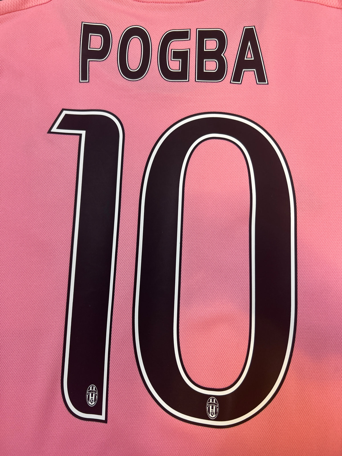 Authentic Pogba #10 Juventus 2015-16 Away Football