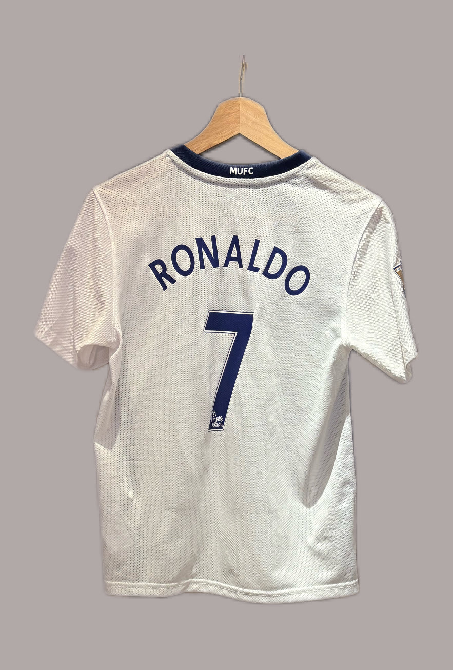 Vintage #7 Ronaldo Manchester United 2008-09 away football shirt