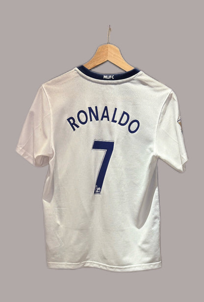 Vintage #7 Ronaldo Manchester United 2008-09 away football shirt